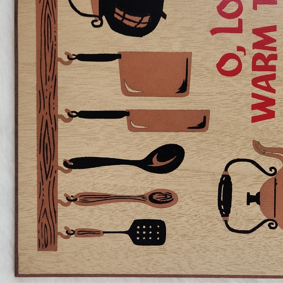 70s Kitchen Prayer, Press board Kitchen decor - Picture 5 of 14